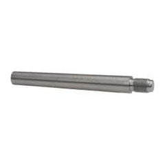 Value Collection - Size 9, 0.589" Large End Diam, Uncoated Steel 1/2-20 Threaded Taper Pin - Grade C-12L14, 4-1/2 Pin Length - Americas Industrial Supply