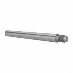 Value Collection - Size 9, 0.589" Large End Diam, Uncoated Steel 1/2-20 Threaded Taper Pin - Grade C-12L14, 5 Pin Length - Americas Industrial Supply
