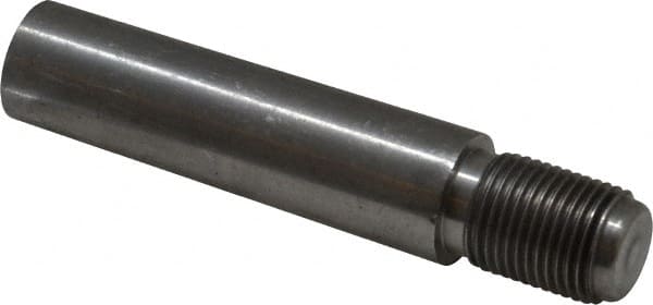 Value Collection - Size 10, 0.704" Large End Diam, Uncoated Steel 5/8-18 Threaded Taper Pin - Grade C-12L14, 2-1/2 Pin Length - Americas Industrial Supply