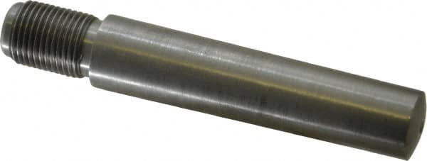 Value Collection - Size 10, 0.704" Large End Diam, Uncoated Steel 5/8-18 Threaded Taper Pin - Grade C-12L14, 3 Pin Length - Americas Industrial Supply