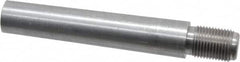 Value Collection - Size 10, 0.704" Large End Diam, Uncoated Steel 5/8-18 Threaded Taper Pin - Grade C-12L14, 3-1/2 Pin Length - Americas Industrial Supply
