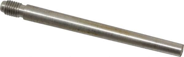 Value Collection - Size 4, 0.248" Large End Diam, Passivated Stainless Steel 1/4-28 Threaded Taper Pin - Grade 303, 18-8, 2-1/2 Pin Length - Americas Industrial Supply