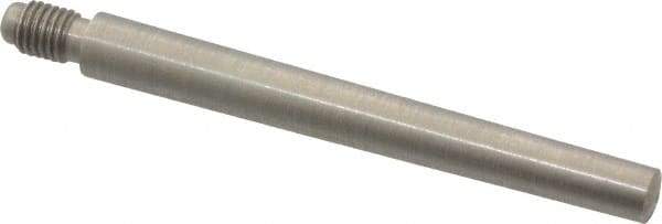 Value Collection - Size 5, 0.287" Large End Diam, Passivated Stainless Steel 1/4-28 Threaded Taper Pin - Grade 303, 18-8, 2-1/2 Pin Length - Americas Industrial Supply