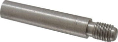 Value Collection - Size 6, 0.339" Large End Diam, Passivated Stainless Steel 5/16-24 Threaded Taper Pin - Grade 303, 18-8, 1-1/2 Pin Length - Americas Industrial Supply
