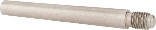 Value Collection - Size 6, 0.339" Large End Diam, Passivated Stainless Steel 5/16-24 Threaded Taper Pin - Grade 303, 18-8, 2-1/2 Pin Length - Americas Industrial Supply