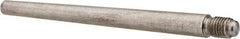 Value Collection - Size 6, 0.339" Large End Diam, Passivated Stainless Steel 5/16-24 Threaded Taper Pin - Grade 303, 18-8, 4 Pin Length - Americas Industrial Supply