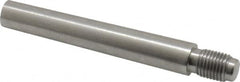 Value Collection - Size 8, 0.49" Large End Diam, Passivated Stainless Steel 7/16-20 Threaded Taper Pin - Grade 303, 18-8, 3 Pin Length - Americas Industrial Supply