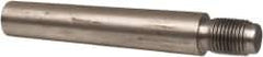 Value Collection - Size 9, 0.589" Large End Diam, Passivated Stainless Steel 1/2-20 Threaded Taper Pin - Grade 303, 18-8, 3 Pin Length - Americas Industrial Supply