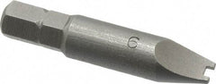 Value Collection - #6 Spanner Screwdriver Bit - 1-1/2" OAL - Americas Industrial Supply