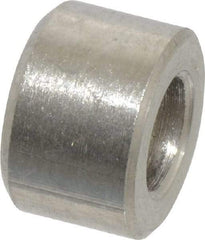 Electro Hardware - 0.194" ID x 3/8" OD, #10 Screw, Grade 18-8 & 303 Stainless Steel Female Unthreaded Circuit Board Spacer - Round Body, Uncoated, 1/4" OAL - Americas Industrial Supply