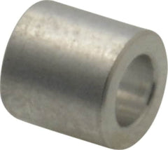 Electro Hardware - 0.141" ID x 1/4" OD, #6 Screw, Grade T-3 Aluminum Female Unthreaded Circuit Board Spacer - Round Body, Uncoated, 1/4" OAL - Americas Industrial Supply