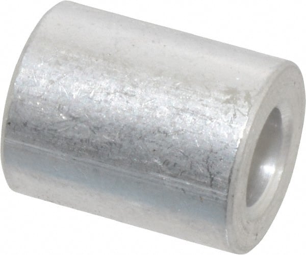 Electro Hardware - 1/4" Screw 1/4" OAL 0.252" ID x 5/8" OD Round Aluminum Circuit Board Spacers - Americas Industrial Supply