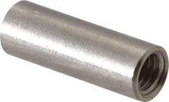 Electro Hardware - #10-32, 3/4" OAL, Stainless Steel Round Fully Threaded Female Circuit Board Standoffs - 1" Thread Depth, 3/4" Body Length, Bright Finish - Americas Industrial Supply