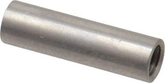 Electro Hardware - #10-32, 7/8" OAL, Stainless Steel Round Fully Threaded Female Circuit Board Standoffs - 1" Thread Depth, 7/8" Body Length, Bright Finish - Americas Industrial Supply