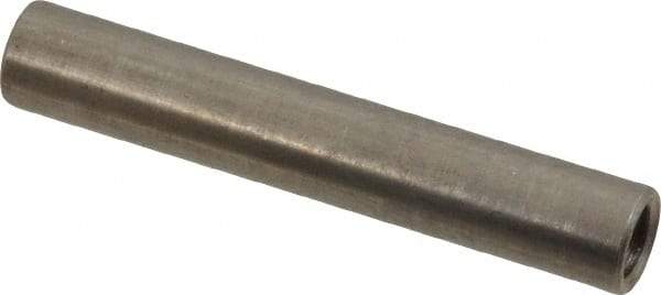 Electro Hardware - #10-32, 1-1/2" OAL, Stainless Steel Round Fully Threaded Female Circuit Board Standoffs - 1" Thread Depth, 1-1/2" Body Length, Bright Finish - Americas Industrial Supply