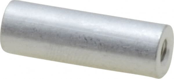 Electro Hardware - #4-40, 3/4" OAL, Aluminum Round Fully Threaded Female Circuit Board Standoffs - 1" Thread Depth, 3/4" Body Length, Bright Finish - Americas Industrial Supply