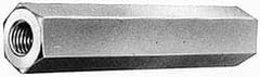 Electro Hardware - #10-32, 6" OAL, 1/2" Across Flats, Stainless Steel Female Hex Circuit Board Standoff - Americas Industrial Supply