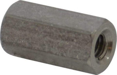 Electro Hardware - #6-32, 1/2" OAL, 1/4" Across Flats, Stainless Steel Hex Female Circuit Board Standoffs - 1/2" Body Length, Bright Finish - Americas Industrial Supply