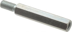 Electro Hardware - #6-32, 1-3/4" OAL, 5/16" Across Flats, Steel Male/Female Hex Circuit Board Standoff - Americas Industrial Supply