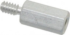 Electro Hardware - 1/4-20, 3-1/4" OAL, 1/2" Across Flats, Aluminum Male/Female Hex Circuit Board Standoff - Americas Industrial Supply