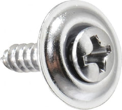Value Collection - #6 Sems Oval Head Phillips Sheet Metal Screw - Steel, 5/8" OAL, Grade 2 - Americas Industrial Supply