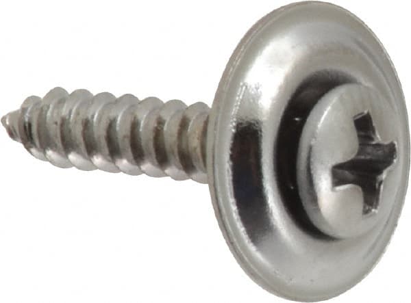 Value Collection - #6 Sems Oval Head Phillips Sheet Metal Screw - Steel, 3/4" OAL, Grade 2 - Americas Industrial Supply