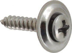 Value Collection - #6 Sems Oval Head Phillips Sheet Metal Screw - Steel, 3/4" OAL, Grade 2 - Americas Industrial Supply