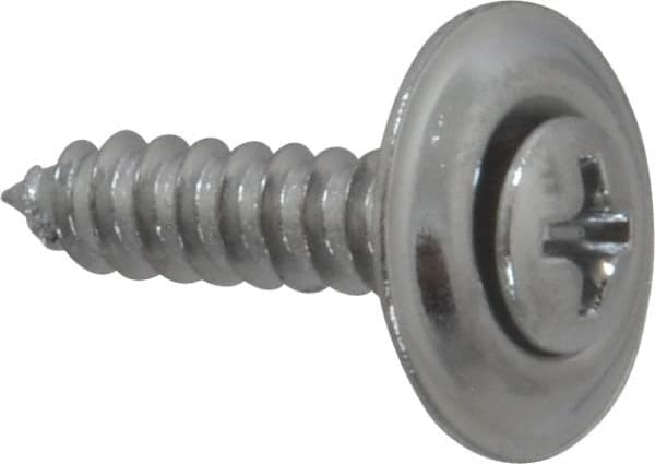 Value Collection - #8 Sems Oval Head Phillips Sheet Metal Screw - Steel, 3/4" OAL, Grade 2 - Americas Industrial Supply