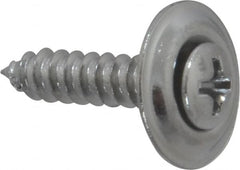 Value Collection - #8 Sems Oval Head Phillips Sheet Metal Screw - Steel, 3/4" OAL, Grade 2 - Americas Industrial Supply