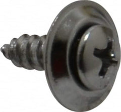 Value Collection - #10 Sems Oval Head Phillips Sheet Metal Screw - Steel, 5/8" OAL, Grade 2 - Americas Industrial Supply