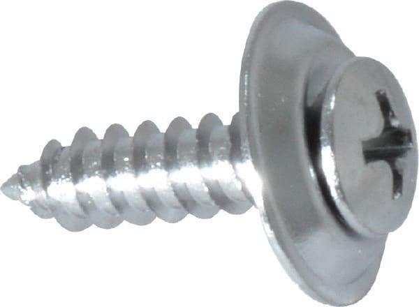 Value Collection - #10 Sems Oval Head Phillips Sheet Metal Screw - Steel, 3/4" OAL, Grade 2 - Americas Industrial Supply