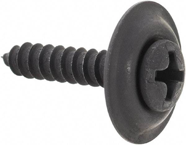 Value Collection - #6 Sems Oval Head Phillips Sheet Metal Screw - Steel, 3/4" OAL, Grade 2 - Americas Industrial Supply