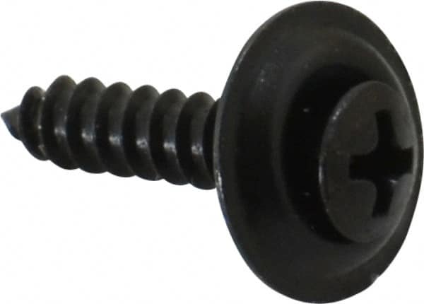 Value Collection - #8 Sems Oval Head Phillips Sheet Metal Screw - Steel, 3/4" OAL, Grade 2 - Americas Industrial Supply