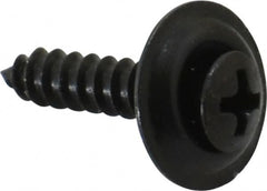Value Collection - #8 Sems Oval Head Phillips Sheet Metal Screw - Steel, 3/4" OAL, Grade 2 - Americas Industrial Supply