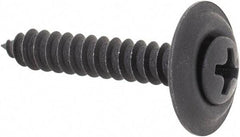 Value Collection - #8 Oval Head Phillips Sheet Metal Screw - Steel, 1" OAL, Grade 2 - Americas Industrial Supply