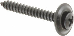 Value Collection - #8 Sems Oval Head Phillips Sheet Metal Screw - Steel, 1-1/4" OAL, Grade 2 - Americas Industrial Supply