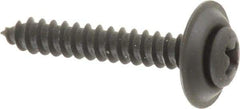 Value Collection - #10 Sems Oval Head Phillips Sheet Metal Screw - Steel, 1-1/4" OAL, Grade 2 - Americas Industrial Supply
