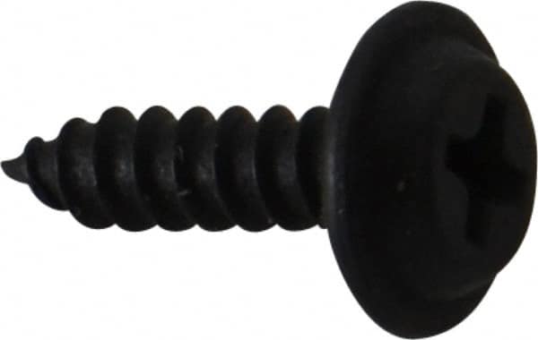 Value Collection - #6 Flat Head Phillips Sheet Metal Screw - Steel, 1/2" OAL, Grade 2 - Americas Industrial Supply