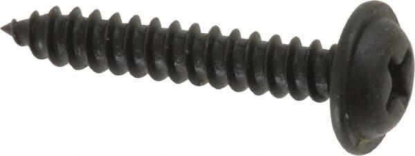 Value Collection - #8 Flat Head Phillips Sheet Metal Screw - Steel, 1" OAL, Grade 2 - Americas Industrial Supply