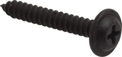 Value Collection - #10 Flat Head Phillips Sheet Metal Screw - Steel, 1-1/4" OAL, Grade 2 - Americas Industrial Supply