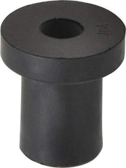 Au-Ve-Co Products - 1/4-20, 0.74" Diam x 0.187" Thick Flange, Rubber Insulated Rivet Nut - UNC Thread, Neoprene, 0.642" Long x 1/2" Body Diam, 0.829" OAL - Americas Industrial Supply