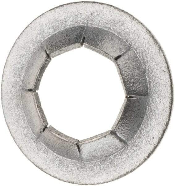 Value Collection - 3/4" OD, Spring Steel Push Nut - Zinc-Plated, 3/8" Shaft Diam - Americas Industrial Supply