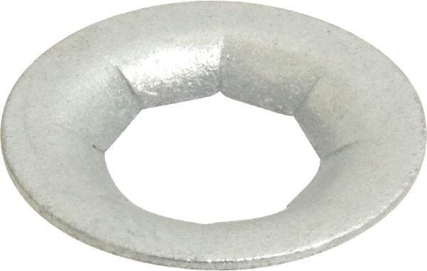 Au-Ve-Co Products - 1" OD, Spring Steel Push Nut - Zinc-Plated, 1/2" Shaft Diam - Americas Industrial Supply