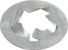 Value Collection - 1/4" Screw, 1/2" OD, Spring Steel Push Nut - Zinc-Plated - Americas Industrial Supply