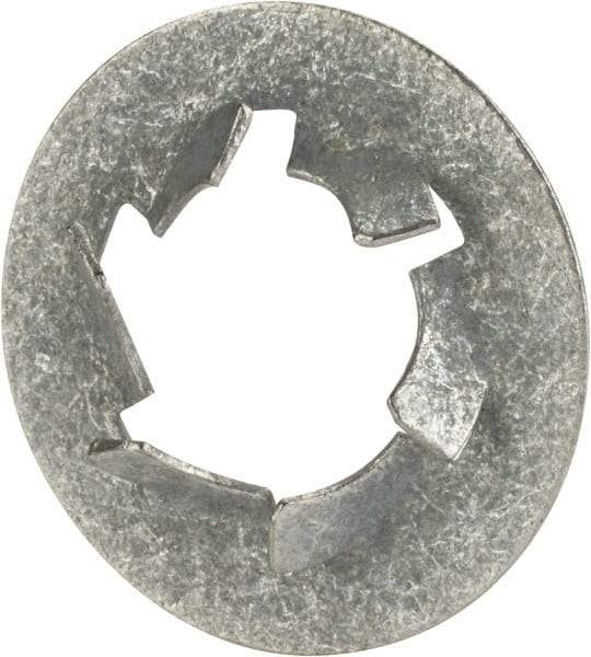 Value Collection - 7/16" Screw, 27/32" OD, Spring Steel Push Nut - Zinc-Plated - Americas Industrial Supply