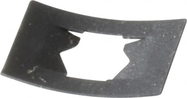 Value Collection - 7/16" Long x 5/8" Wide, Rectangular Speed Nut - 1/4" Hole Diam, Spring Steel, Black Phosphate Finish, For Nonthreaded Fasteners - Americas Industrial Supply