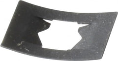 Value Collection - 7/16" Long x 5/8" Wide, Rectangular Speed Nut - 1/4" Hole Diam, Spring Steel, Black Phosphate Finish, For Nonthreaded Fasteners - Americas Industrial Supply