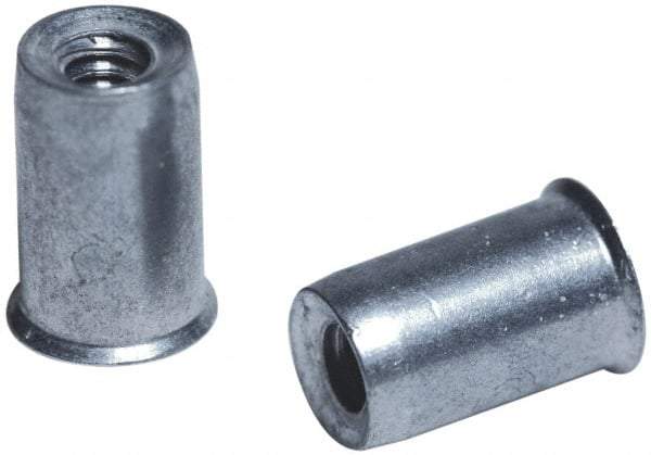 Value Collection - 5/16-18, 0.03 to 0.115" Grip, 27/64" Drill, Aluminum Standard Rivet Nut - Expander Head - Americas Industrial Supply