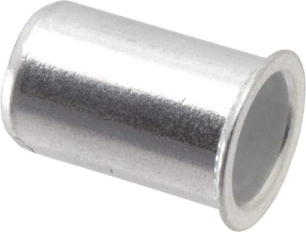 Value Collection - #8-32, 0.01 to 0.08" Grip, #2, Aluminum Standard Rivet Nut - Expander Head - Americas Industrial Supply