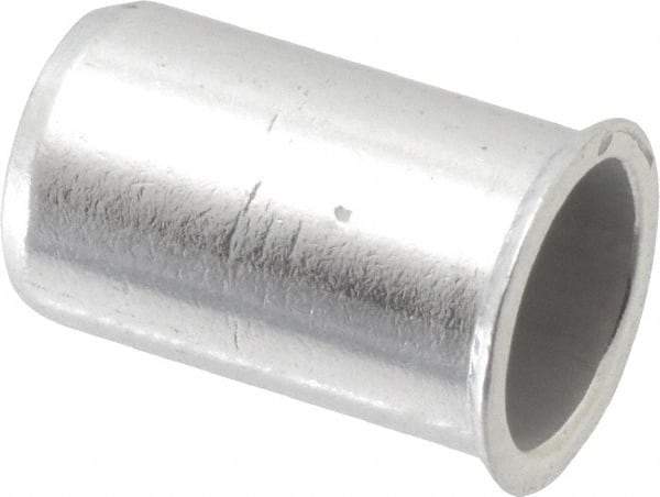 Value Collection - #10-32, 0.01 to 0.08" Grip, Aluminum Standard Rivet Nut - Drill Size Letter F, Expander Head - Americas Industrial Supply